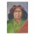 Early 20th Century Folk Art Native American Portrait Painting For Sale