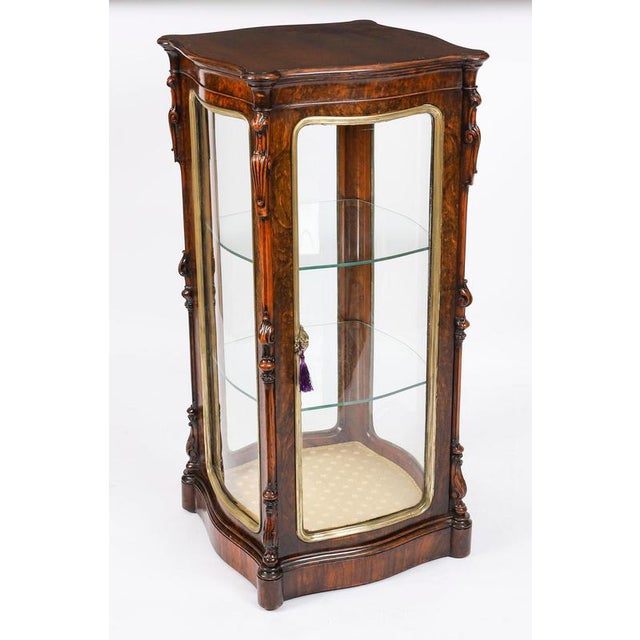 Metal Antique Ormolu Mounted Display Cabinet, 19th Century For Sale - Image 7 of 17