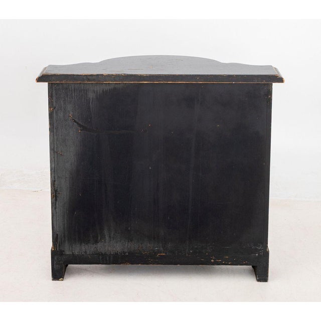 Wood French Directoire Style Ebonized Cabinet For Sale - Image 7 of 7