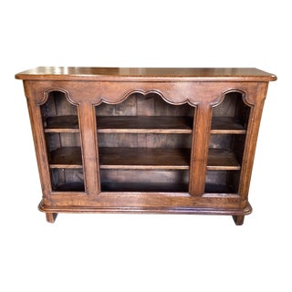 Antique Open-Shelf Bookcase For Sale