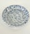1970s Bybee Pottery Kentucky Blue and White Splatterware or Sponge Pie Dish For Sale - Image 4 of 8