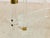 Mid 20th Century Tubular Lucite and Brass Italian Game Table Occasional Table For Sale - Image 9 of 10