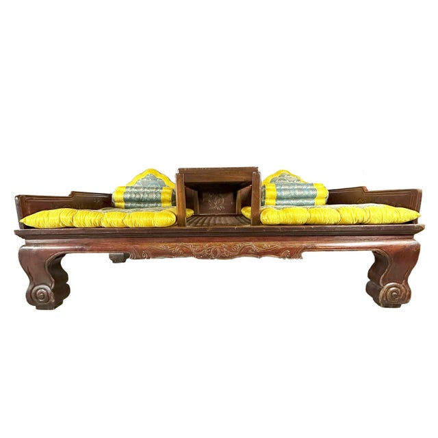 Mid 19th Century Late 19th Century Chinese Imperial Luohan Bed For Sale - Image 5 of 14