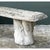 Sculpture Materials Vintage Faux Bois Concrete Garden Bench For Sale - Image 7 of 12