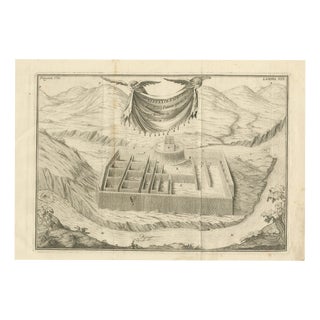 Jorge Juan y Santacilia and Antonio de Ulloa, Inca Palace in Peru, 1748, Print For Sale