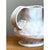 White Vintage Ceramic Biomorphic Double Handle Vase For Sale - Image 8 of 12
