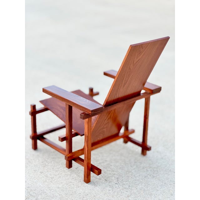 This 1960s reproduction of Gerrit Rietveld's Red and Blue Chair was made by a studio craftsman in Minnesota. No label or...