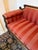 William IV Antique Late Regency William IV Mahogany Settee in Clarence House Wool Stripe For Sale - Image 3 of 13