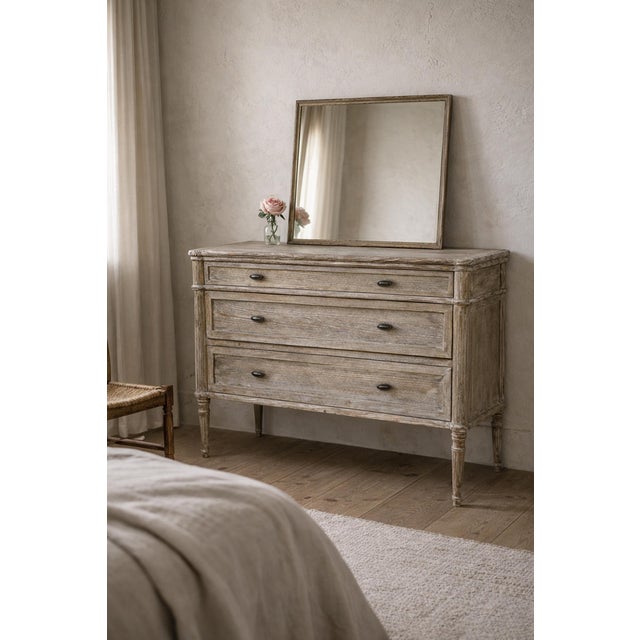 Salvaged Elm Paris Dresser For Sale - Image 12 of 12