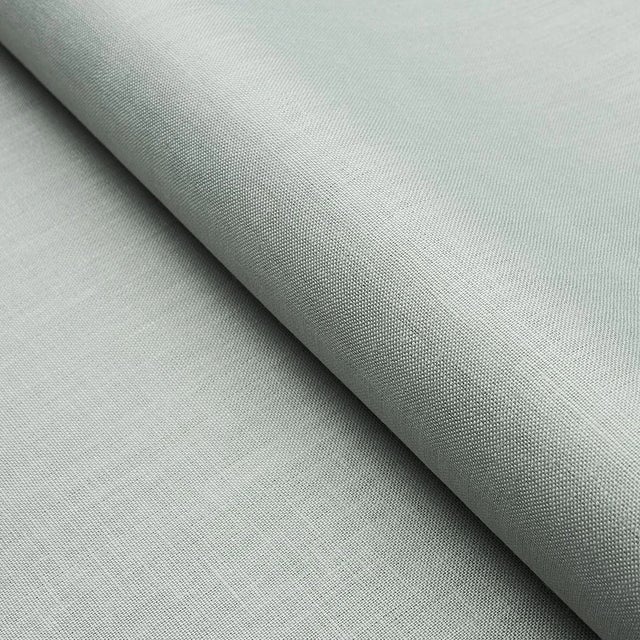 Schumacher Middleton Linen Fabric in Sage For Sale