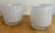 Henry Dean authentic white votive or tumbler pair. As their website says: The company Henry Dean was founded in 1972. Now...