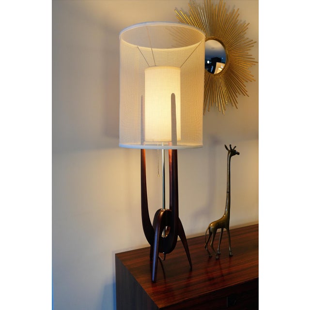 1960s 1960s Mid Century Modern R&j Manufacturing Model 30 Table Lamps - a Pair Restored For Sale - Image 5 of 18