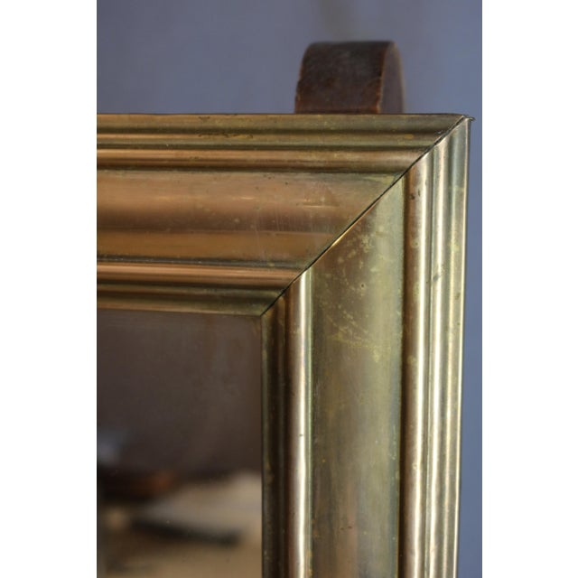 Brass Bistro Mirror, 1920s For Sale - Image 3 of 7