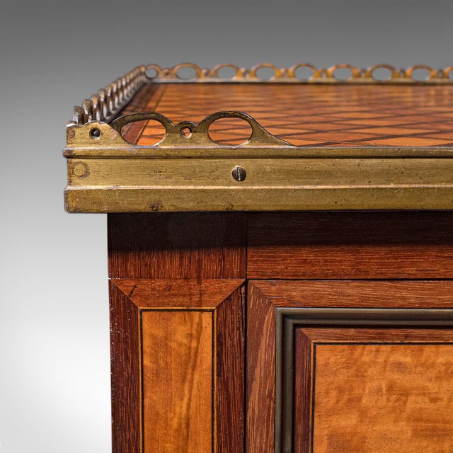 Antique Nightstand, French Walnut, Bedside Drawers, Louis XVI Revival, Victorian For Sale - Image 10 of 12