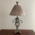 Uttermost Iron Table Lamp With Crystal Accents and Silk Shade For Sale - Image 11 of 11