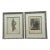 Museum - Quality Framed 1920s French Art Deco Pochoir Fashion Prints - Pair For Sale