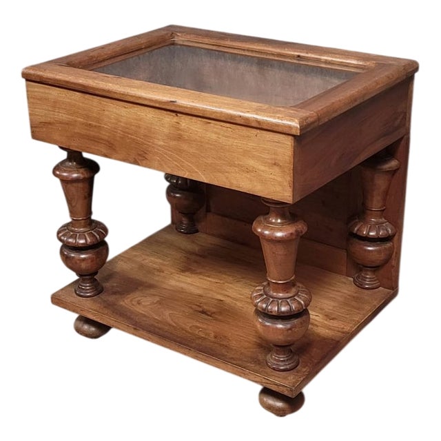 Renaissance-Style Walnut Console Table, 1800s For Sale