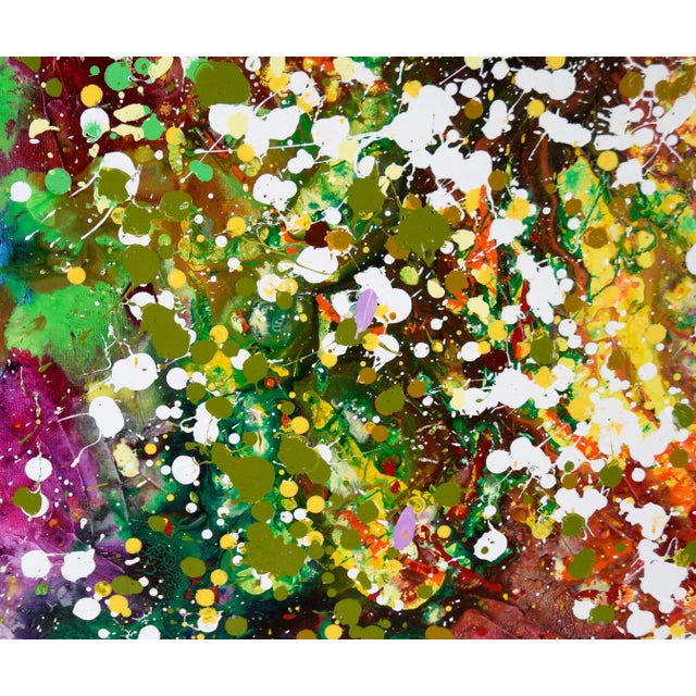 "You've Got to Like Purple" - Expressionist Composition in Acrylic on Canvas by Charles David Francis For Sale - Image 4 of 9