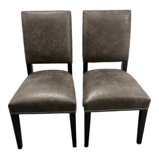 Arhaus Torino Dining Chairs - A Pair For Sale