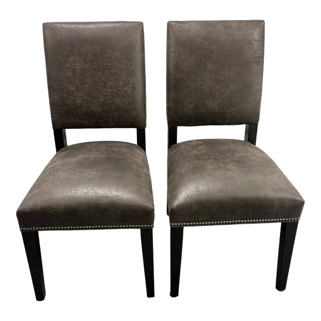 Arhaus Torino Dining Chairs - A Pair For Sale