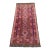 Afghan Maimana Kilim Area Rug, Handwoven Wool, 5x10, Rose & Navy For Sale