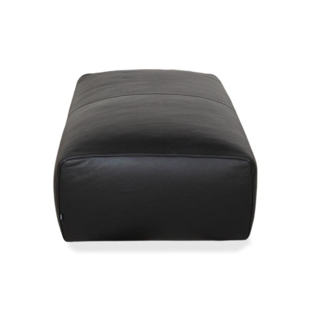 Moss Leather Three-Seater Sofa with Ottoman from COR, Set of 2 For Sale - Image 18 of 18