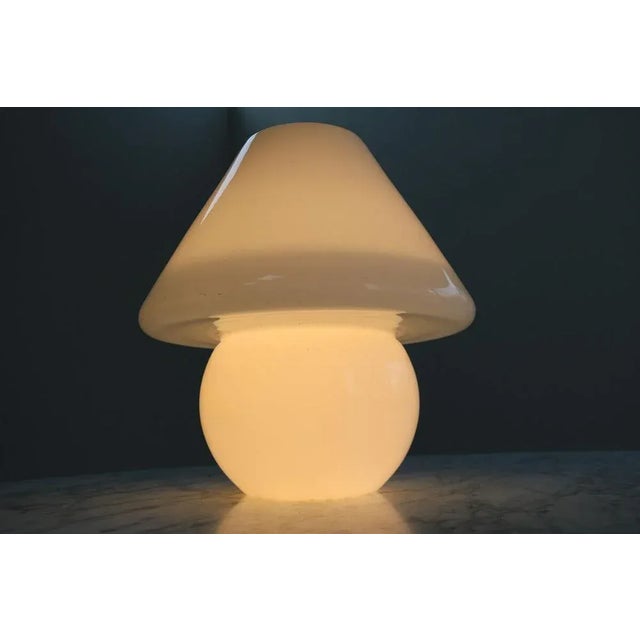 Large Murano Glass Mushroom Table Lamp from Vetri Murano, Italy, 1970s For Sale - Image 4 of 13