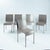 Metal Postmodern Sculptural Dining Chairs in Aluminium and Steel Belgium 1980s/90s, Set of 5 For Sale - Image 7 of 18