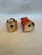 Orange Orange Wooden Salt & Pepper Shakers For Sale - Image 8 of 9