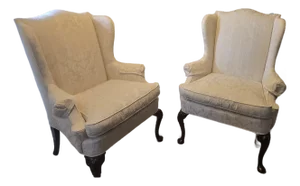 Queen Anne Wing Chairs