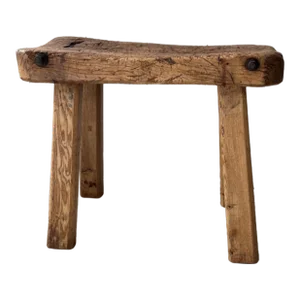 19th Century French Oak Butchers Table