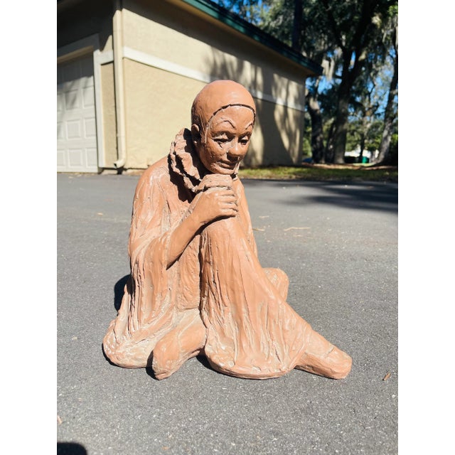 1980s 1980s Peggy Mach Pierrot Sculpture For Sale - Image 5 of 5