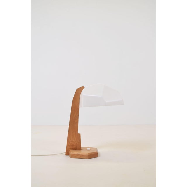 Wood Anthroposophical Table Lamp by Rudolf Dörfler, 1960s For Sale - Image 7 of 9