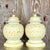 Mid 20th Century Vintage Italian Hand Painted Ceramic Lamps - a Pair For Sale - Image 5 of 6