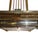 Early 20th Century Rectangular Industrial Brass and Glass Rod Vintage Chandelier For Sale - Image 14 of 18