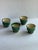 Handmade Green Nc Pottery Cups For Sale - Image 4 of 10