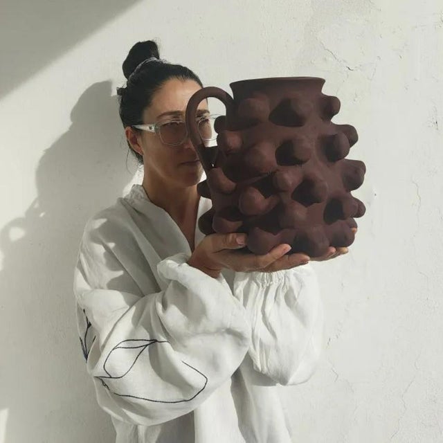 Sweet Popcorn Sculpture in Ceramic by Liliana Silva For Sale - Image 4 of 6