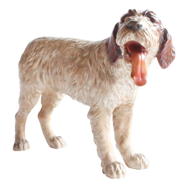 Carved Wood Dog, 1890s For Sale