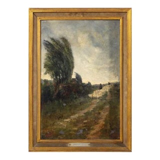 Joaquim Lopes, Landscape, 1915, Oil Painting on Canvas For Sale