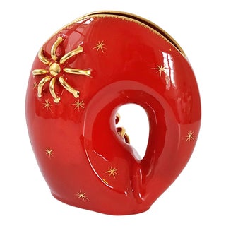 Vintage Ceramic Star Sun Spider Vase from Vallauris, 1950s For Sale