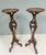Rococo English Pedestal Stands in Walnut, 1920s, Set of 2 For Sale - Image 3 of 6