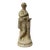 Vintage Hollywood Regency Chalkware Greek Goddess W/Pipes Figurine Sculpture For Sale