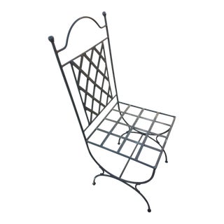 Moroccan Wrought Iron Chair For Sale