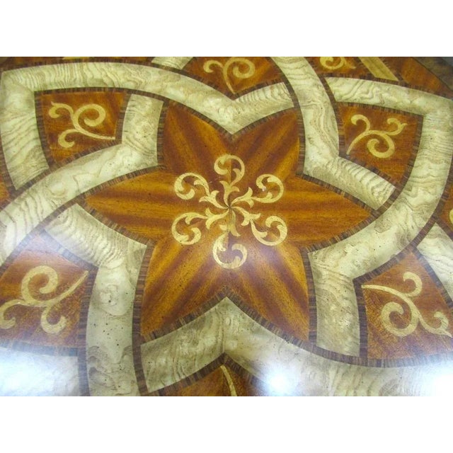 1980s Maitland-Smith Egyptian Revival Dining Table With Winged Creatures Claw Feet 1980s For Sale - Image 5 of 18