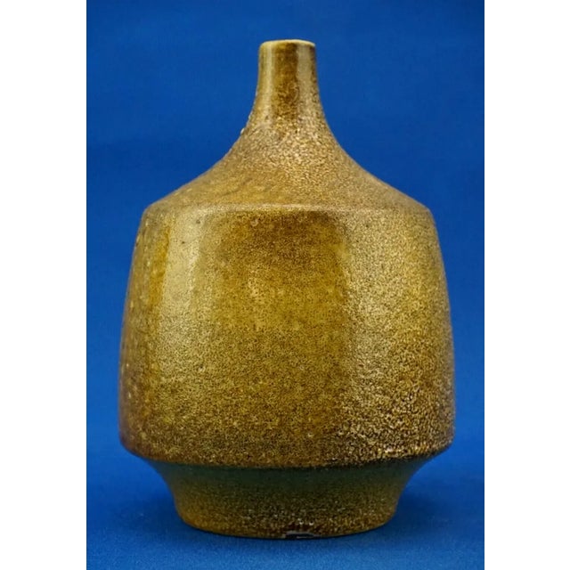 Futurist Majolicated Ceramic Flask Vase by Dante Baldelli, Italy, 1920s For Sale - Image 6 of 18