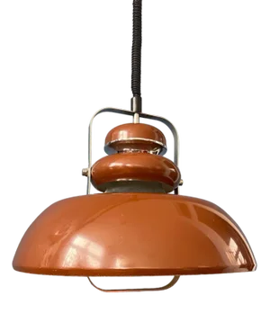 Mid-Century Space Age Anvia Brown Pendant Lamp