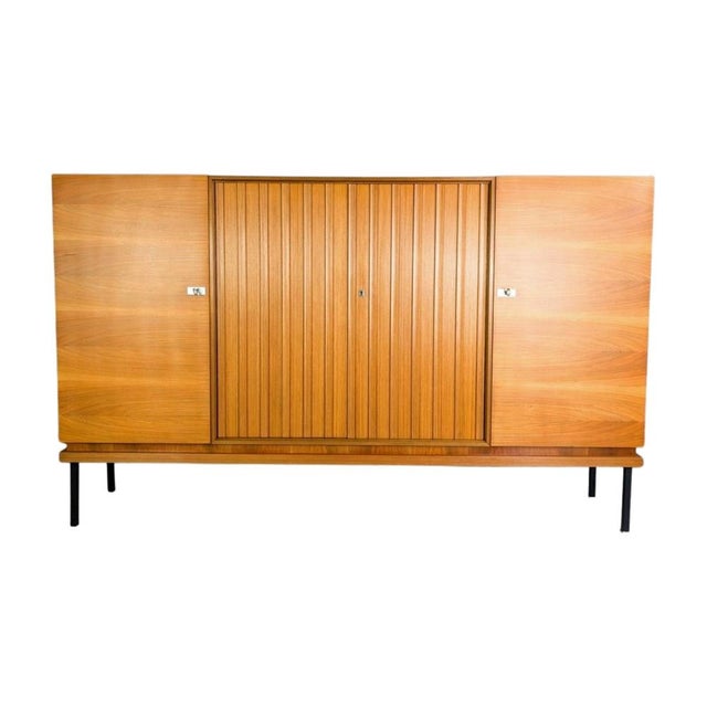 Midcentury Modern Highboard in Walnut For Sale - Image 13 of 13