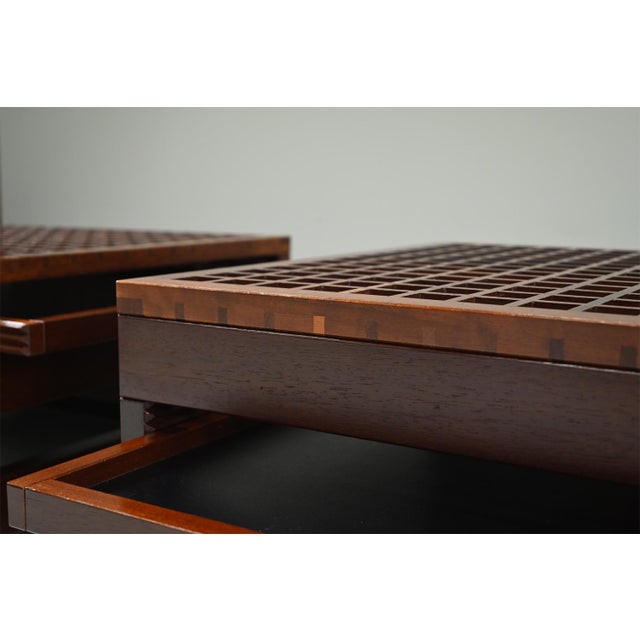 Tetra Tables by Bernard Vuarnesson for Bellato, Italy, 1980s, Set of 2 For Sale - Image 8 of 10