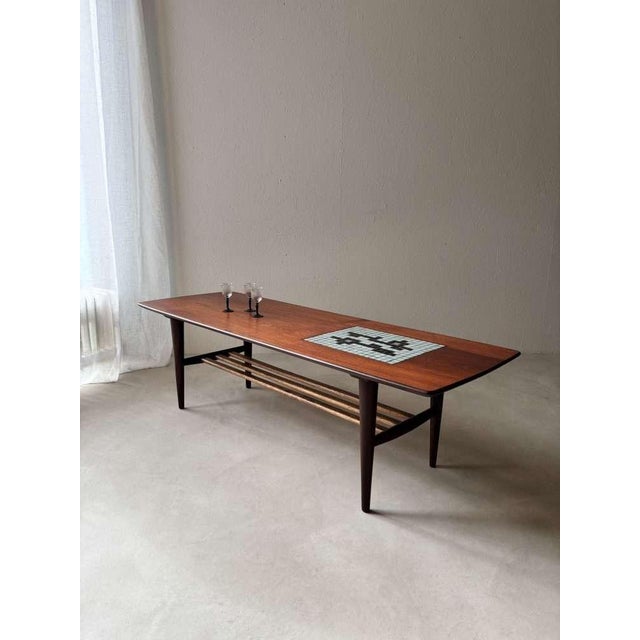 Vintage Model 9 Coffee Table by Louis Van Teeffelen for Wébé For Sale - Image 15 of 15