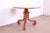 French Baker Furniture French Empire Fruitwood Pedestal Breakfast or Center Table, Newly Refinished For Sale - Image 3 of 11